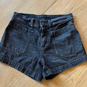 American Eagle Outfitters Women's Dark Gray Jean Shorts